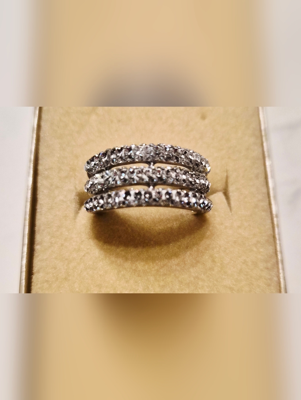 Silver Rhodium Ring